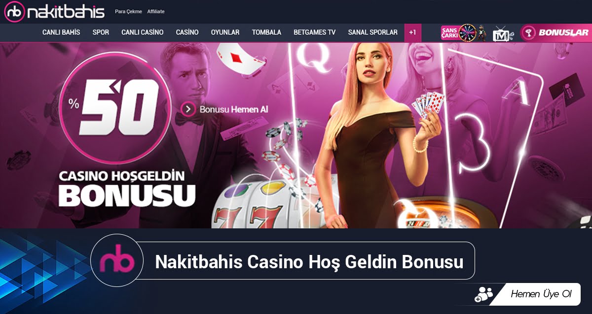 Nakitbahis Casino Hoş Geldin Bonusu